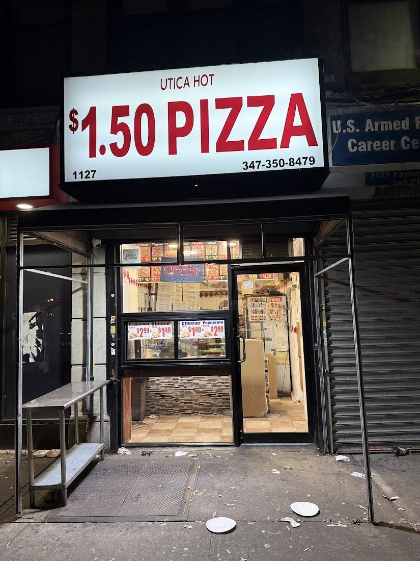 $1.50 Hot Pizza Utica